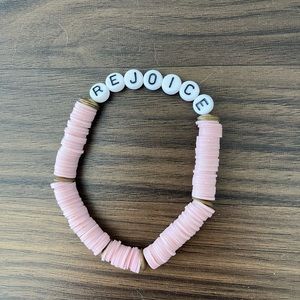 Rejoice Stretch Beaded Bracelet